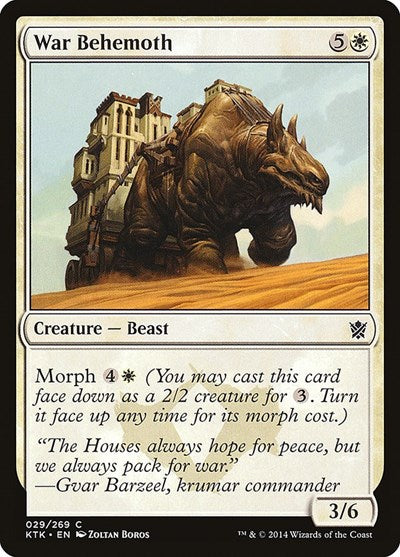 War Behemoth Khans of Tarkir (KTK) - (#29) Near Mint