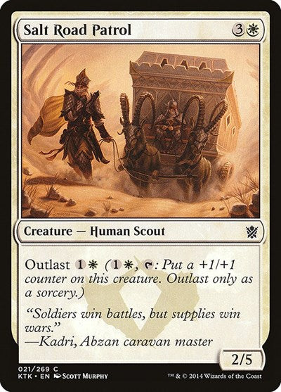Salt Road Patrol Khans of Tarkir (KTK) - (#21) Near Mint