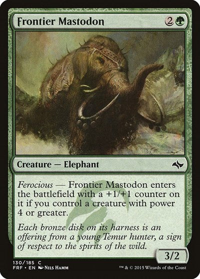 Frontier Mastodon Fate Reforged (FRF) - (#130) Near Mint