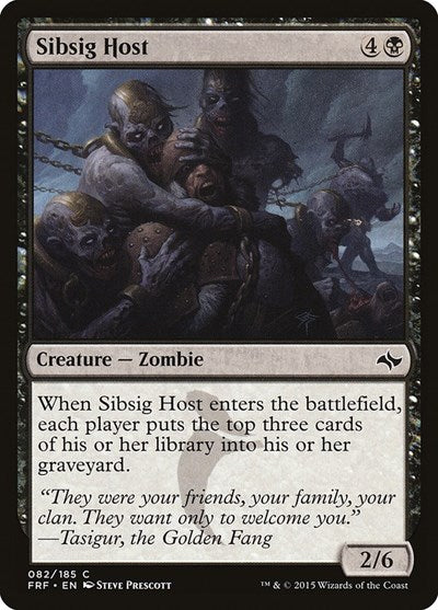 Sibsig Host Fate Reforged (FRF) - (#82) Near Mint