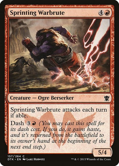 Sprinting Warbrute Dragons of Tarkir (DTK) - (#157) Near Mint