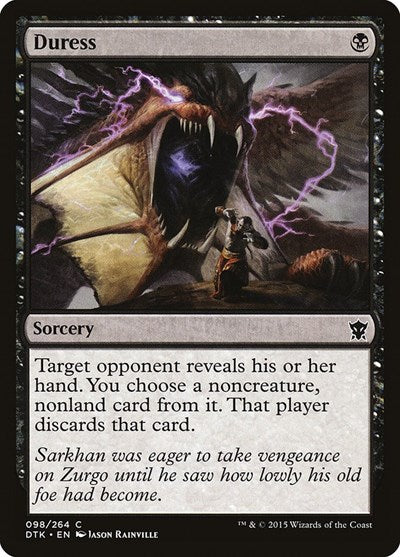 Duress Dragons of Tarkir (DTK) - (#98) Near Mint