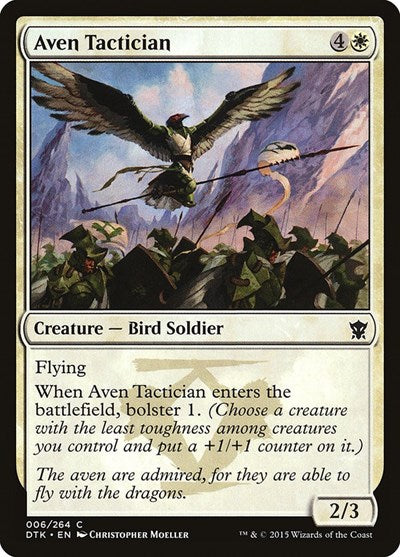 Aven Tactician Dragons of Tarkir (DTK) - (#6) Near Mint