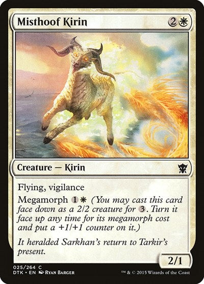 Misthoof Kirin Dragons of Tarkir (DTK) - (#25) Near Mint