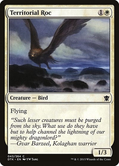 Territorial Roc Dragons of Tarkir (DTK) - (#43) Near Mint