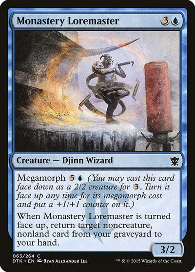Monastery Loremaster Dragons of Tarkir (DTK) - (#63) Near Mint
