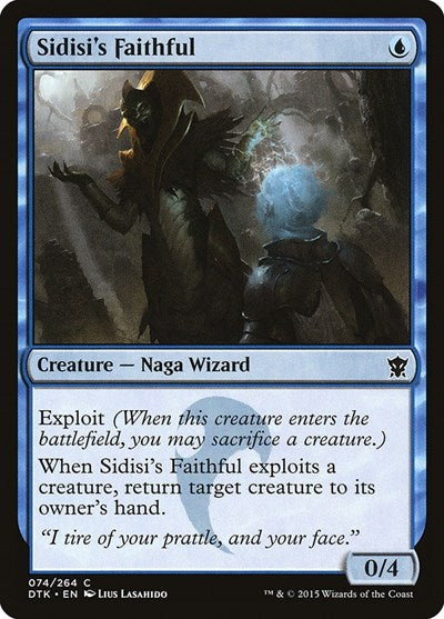 Sidisis Faithful Dragons of Tarkir (DTK) - (#74) Near Mint