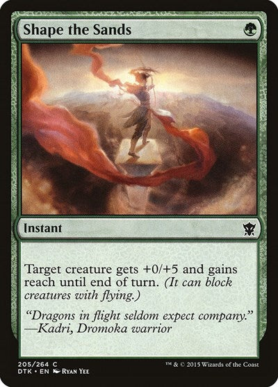 Shape the Sands Dragons of Tarkir (DTK) - (#205) Near Mint