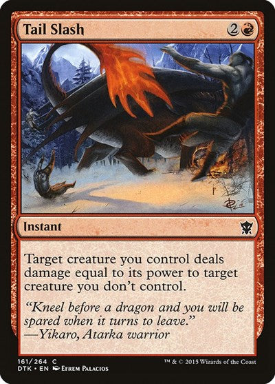 Tail Slash Dragons of Tarkir (DTK) - (#161) Near Mint