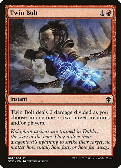 Twin Bolt Dragons of Tarkir (DTK) - (#164) Near Mint
