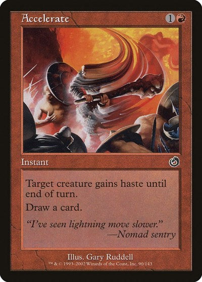 Accelerate Torment (TOR) - (#90) Near Mint