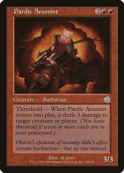 Pardic Arsonist Torment (TOR) - (#105) Near Mint