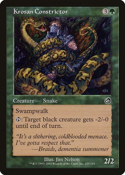 Krosan Constrictor Torment (TOR) - (#129) Near Mint