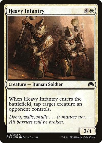 Heavy Infantry Magic Origins (ORI) - (#18) Near Mint
